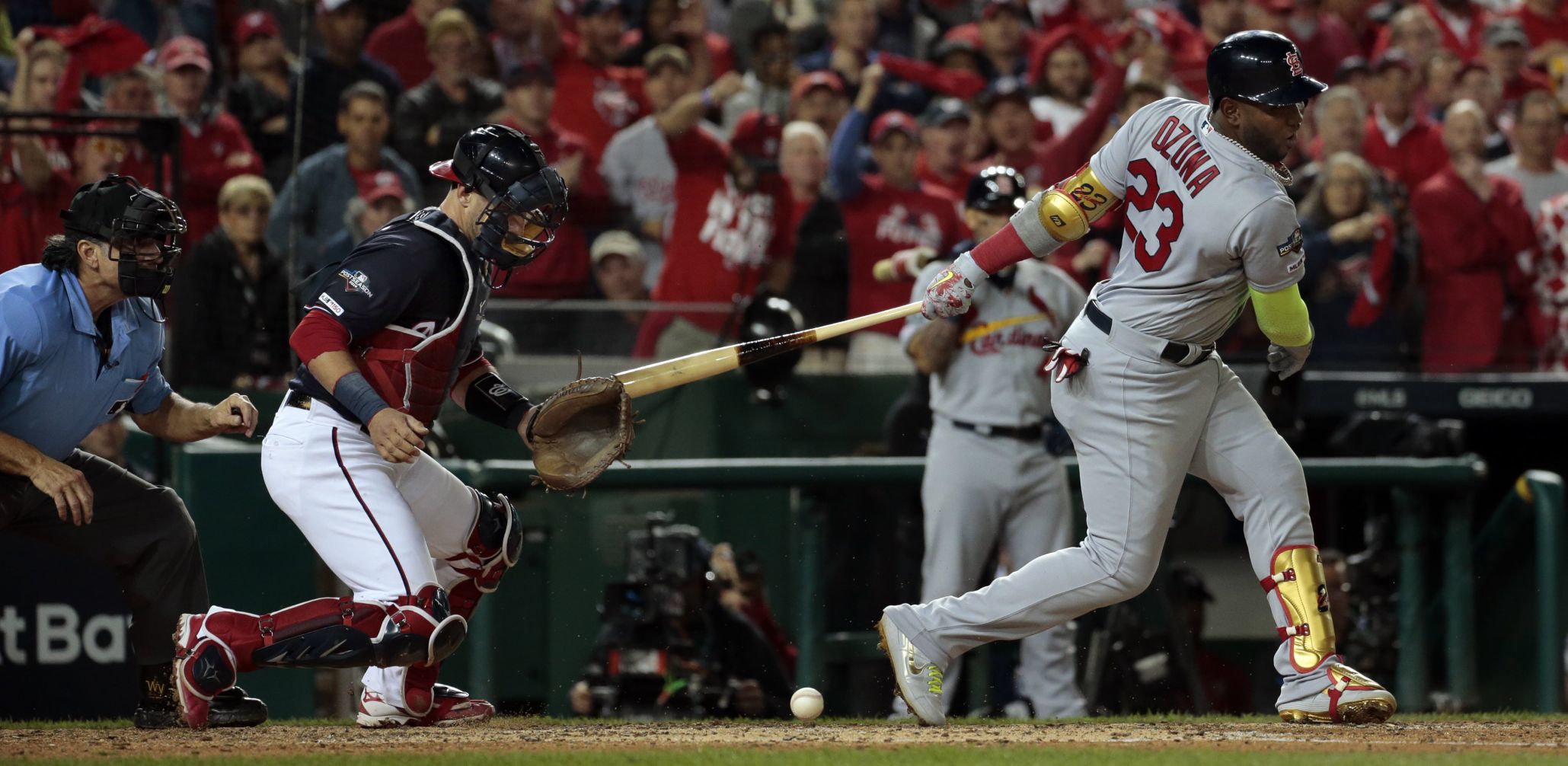 Cardinals on the brink of elimination from the National League Championship Series in Washington